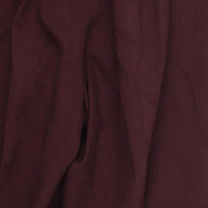 Kira Womens Purple  Polyester Trousers  Size 14 L25 in Regular