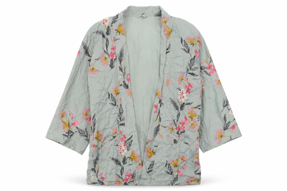 Next Womens Grey Floral  Jacket  Size M