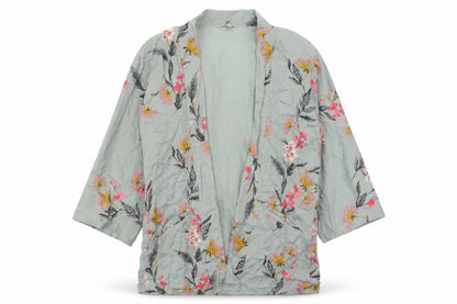 Next Womens Grey Floral  Jacket  Size M