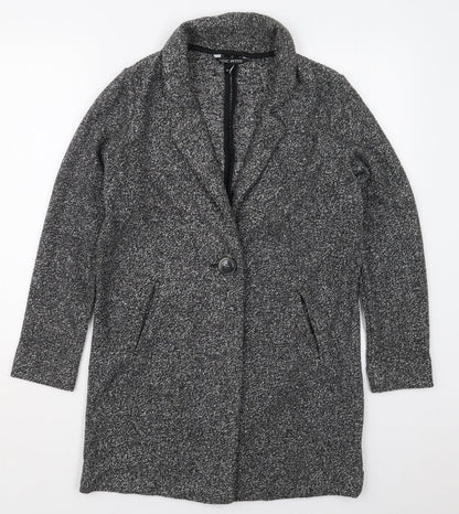 Womens UK Size 8 NEXT Grey Pea Coat