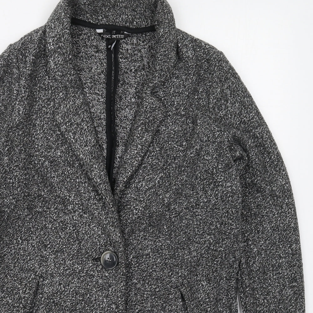 Womens UK Size 8 NEXT Grey Pea Coat