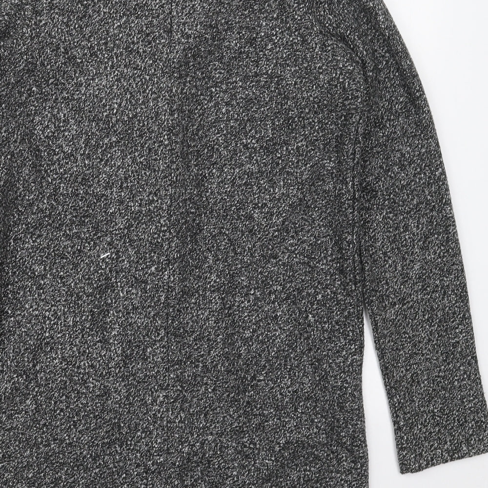 Womens UK Size 8 NEXT Grey Pea Coat