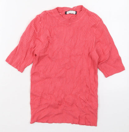 Womens UK Size 10 Marks and Spencer Pink Pullover Jumper