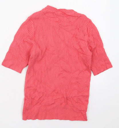 Womens UK Size 10 Marks and Spencer Pink Pullover Jumper