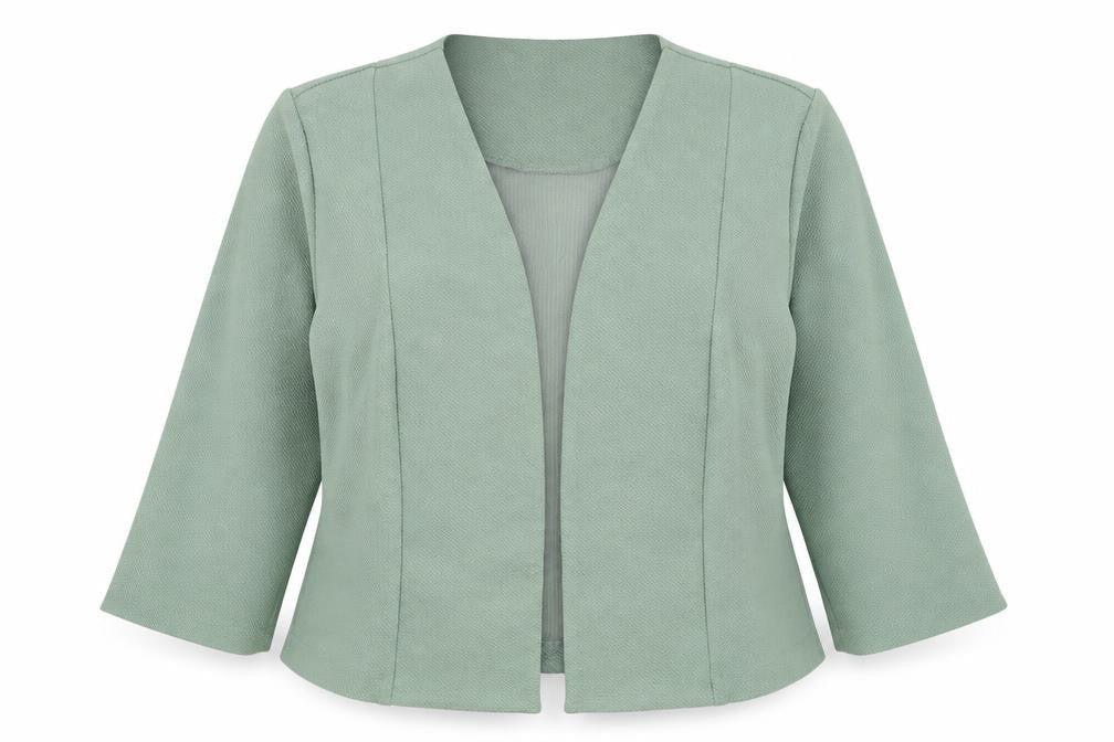 Womens UK Size 18 Slimma Green Jacket