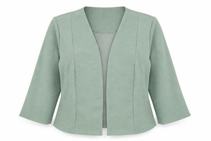 Womens UK Size 18 Slimma Green Jacket