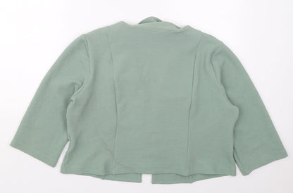 Womens UK Size 18 Slimma Green Jacket