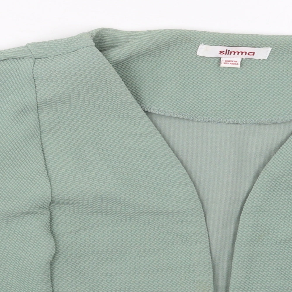 Womens UK Size 18 Slimma Green Jacket