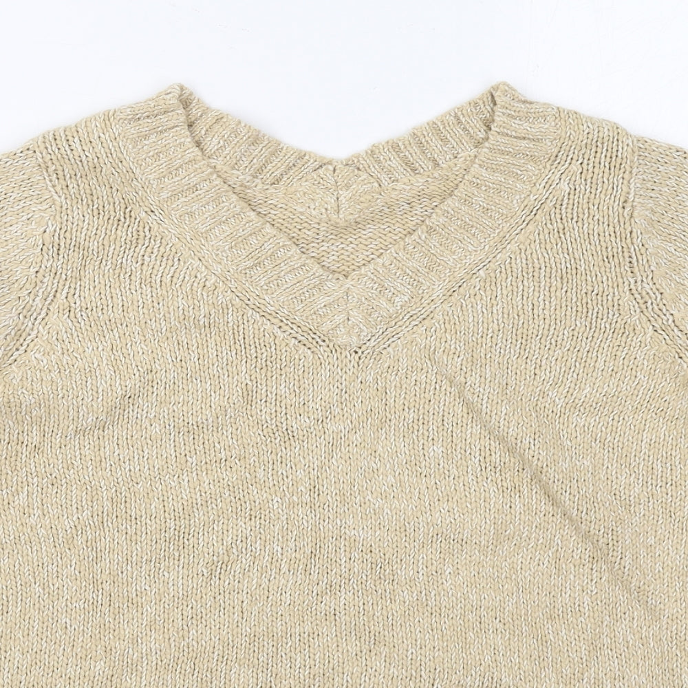 Womens UK Size 14 Marks and Spencer Beige Pullover Jumper