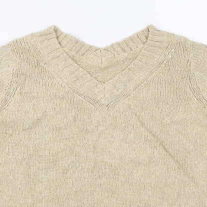 Womens UK Size 14 Marks and Spencer Beige Pullover Jumper