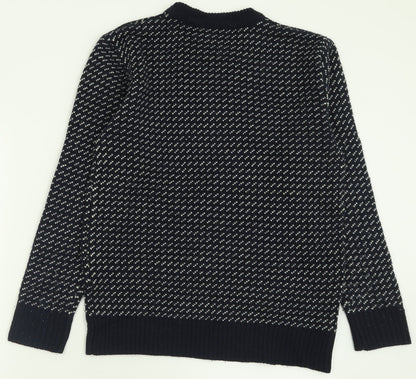 Womens UK Size S POP Blue Pullover Jumper