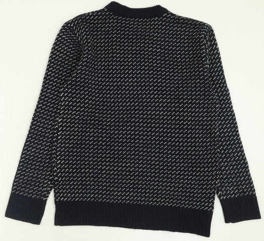 Womens UK Size S POP Blue Pullover Jumper