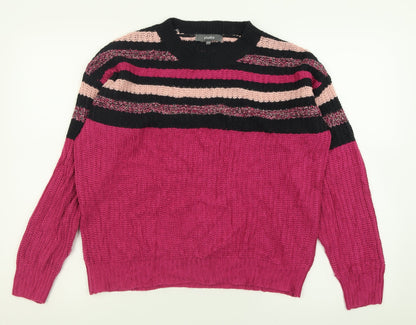 Womens UK Size 12 Studio Purple Pullover Jumper