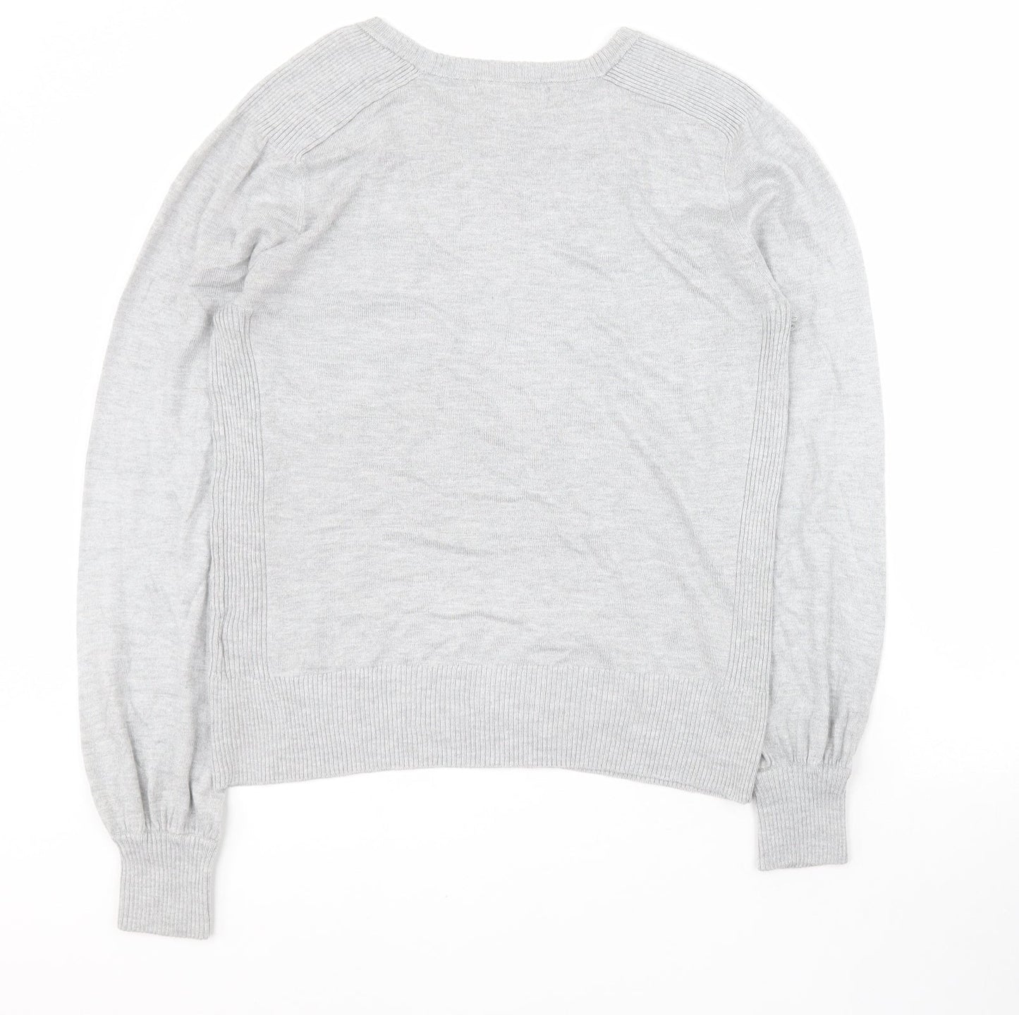 Womens UK Size 10 NEXT Grey Pullover Jumper