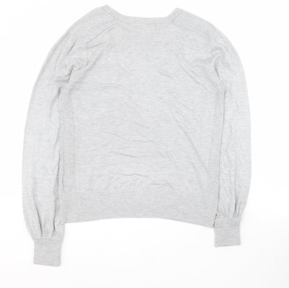 Womens UK Size 10 NEXT Grey Pullover Jumper