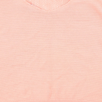 Primark Womens Pink Round Neck  Acrylic Pullover Jumper Size M