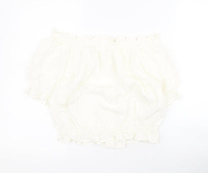 Womens UK Size 8 H&M White Basic Blouse