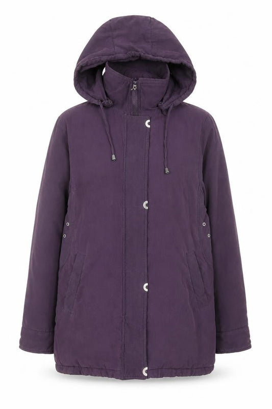 Womens UK Size 14 Classics Purple Pea Coat