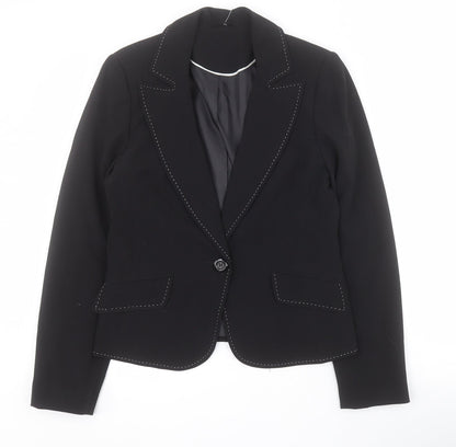 Womens UK Size 10 Dorothy Perkins Black Jacket