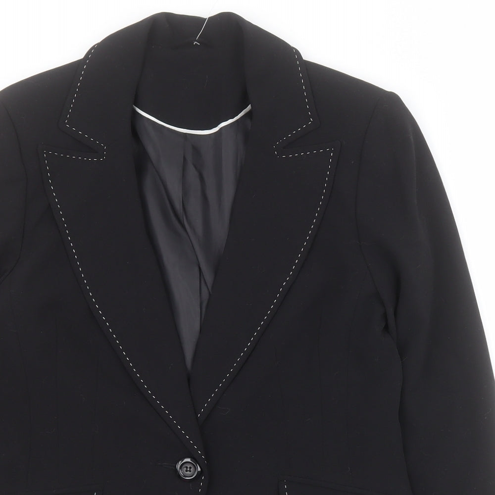 Womens UK Size 10 Dorothy Perkins Black Jacket