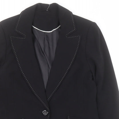 Womens UK Size 10 Dorothy Perkins Black Jacket