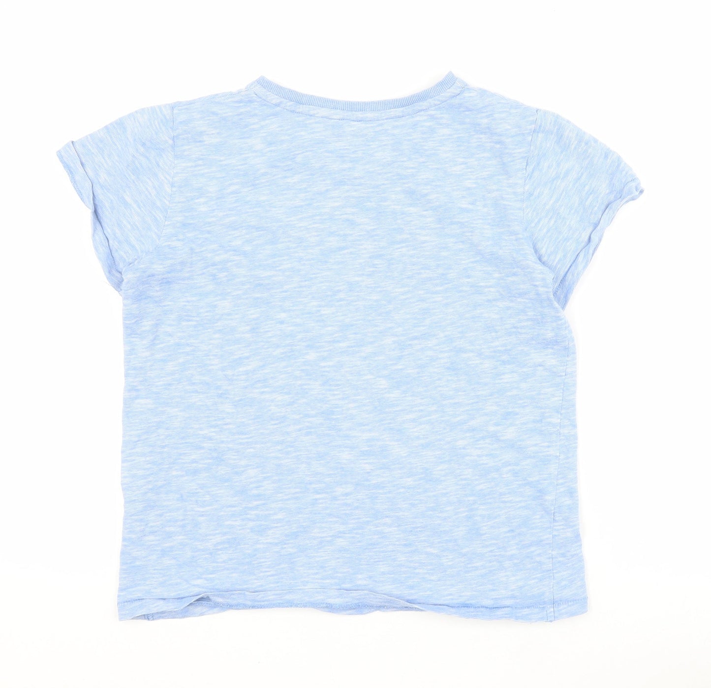NEXT Boys Blue  100% Cotton Pullover T-Shirt Size 12 Years V-Neck Pullover