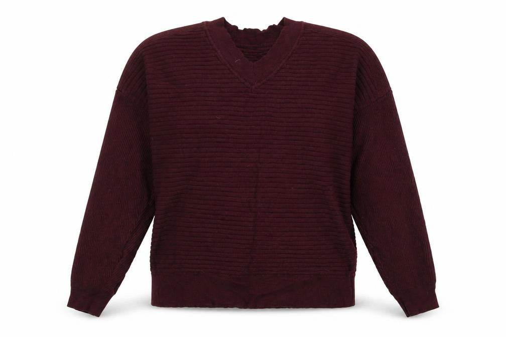 Womens UK Size 12 F&F Red Pullover Jumper