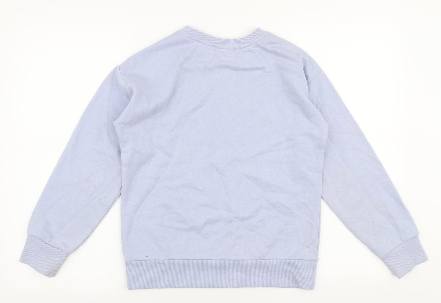 Primark Girls Purple  Cotton Pullover Sweatshirt Size 11-12 Years  Pullover - Love