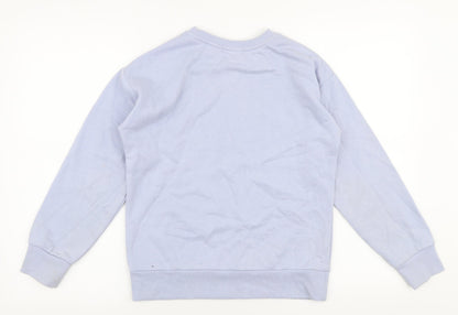 Primark Girls Purple  Cotton Pullover Sweatshirt Size 11-12 Years  Pullover - Love