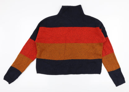 Womens UK Size S New Look Multicoloured Pullover Jumper