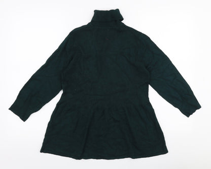 Womens UK Size S Preworn Green Pullover Jumper