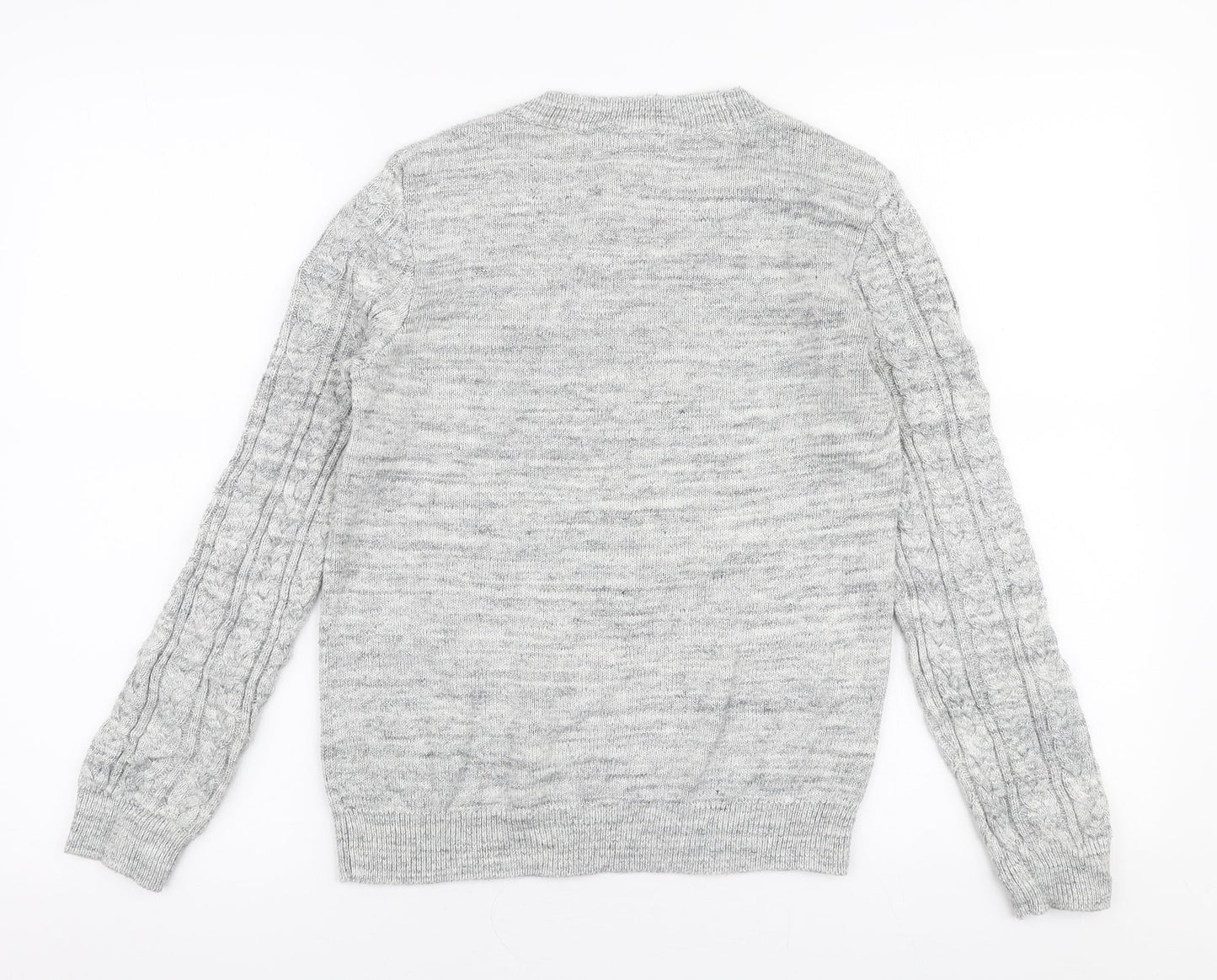 Womens UK Size S H&M Grey Pullover Jumper