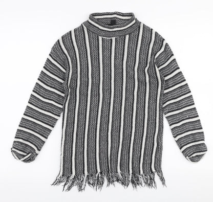 Womens UK Size 8 Topshop Grey Pullover Jumper