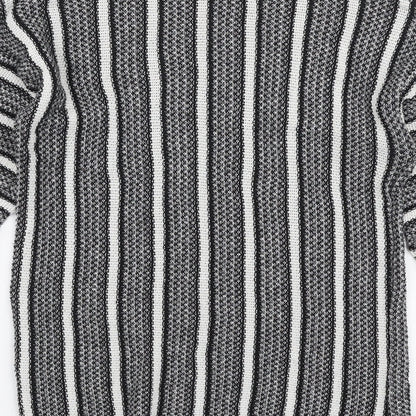 Womens UK Size 8 Topshop Grey Pullover Jumper