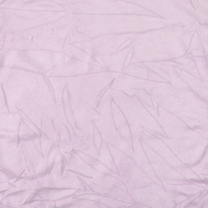 Damart Womens Purple Round Neck  Acrylic Pullover Jumper Size M