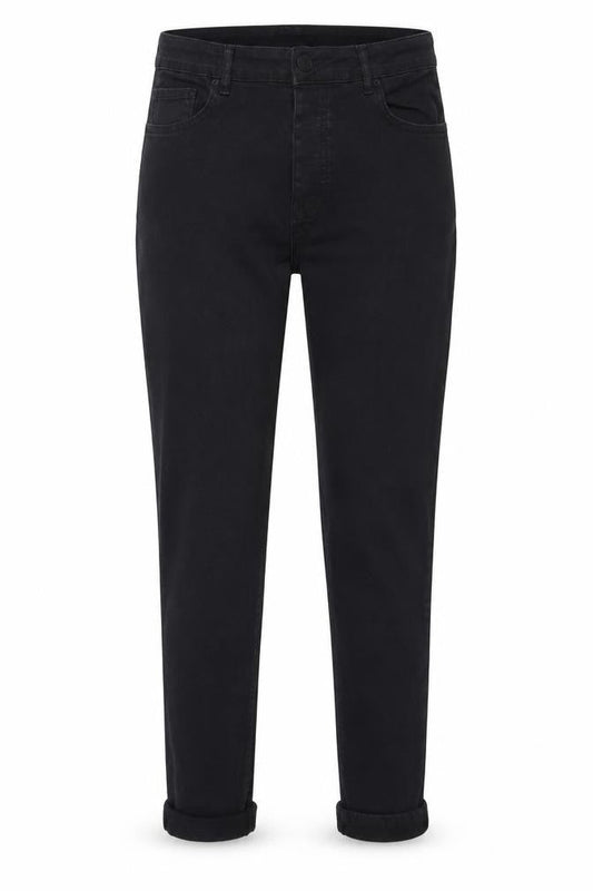 Womens UK Size 34 in Denim & Co. Regular Fit  Black Trousers