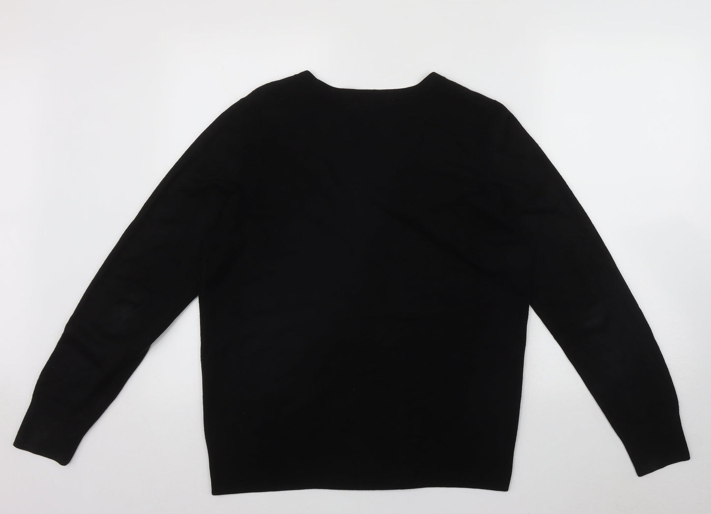 Womens UK Size One Size Marks and Spencer Black Cardigan Jumper