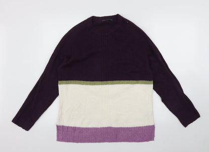 Womens UK Size M Marks and Spencer Multicoloured Pullover Jumper