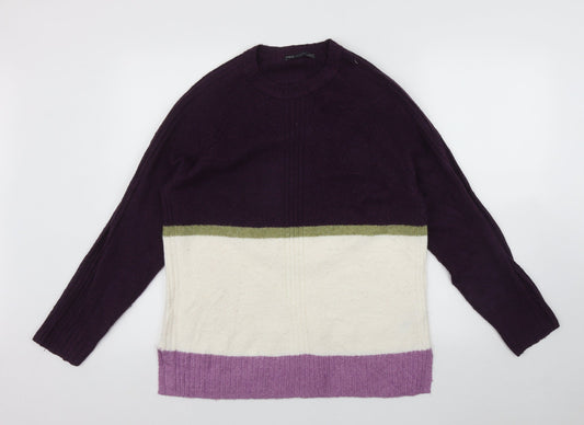 Womens UK Size M Marks and Spencer Multicoloured Pullover Jumper