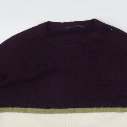 Womens UK Size M Marks and Spencer Multicoloured Pullover Jumper