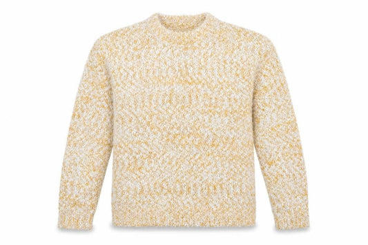 Front view of Amara women’s multicoloured round neck polyester jumper, size M