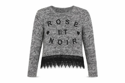 Womens UK Size S Divided by H&M Grey Pullover Jumper