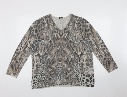 Womens UK Size One Size Gerry Weber Multicoloured Basic Blouse
