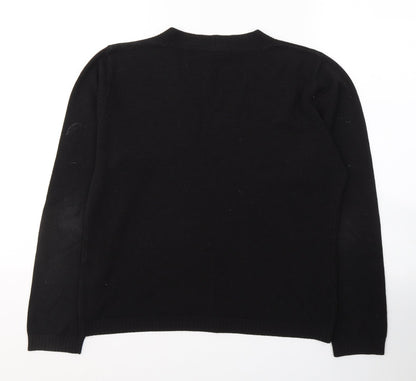 Womens UK Size L Debbie Morgan Black Pullover Jumper