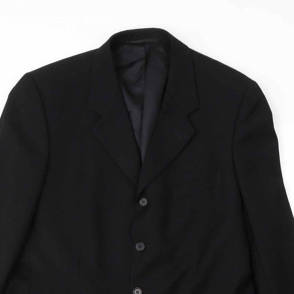Mens UK Size L TOM ENGLISH Regular Black Suit Jacket