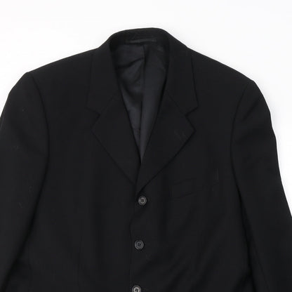 Mens UK Size L TOM ENGLISH Regular Black Suit Jacket