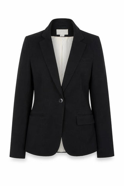 Womens UK Size 10 H&M Regular Black Suit Jacket