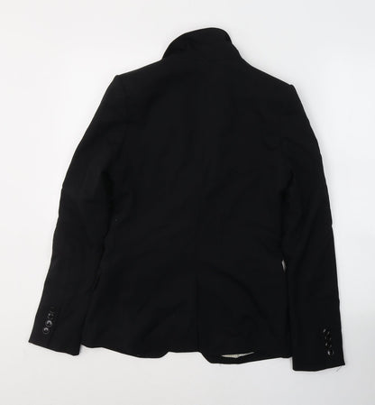 Womens UK Size 10 H&M Regular Black Suit Jacket