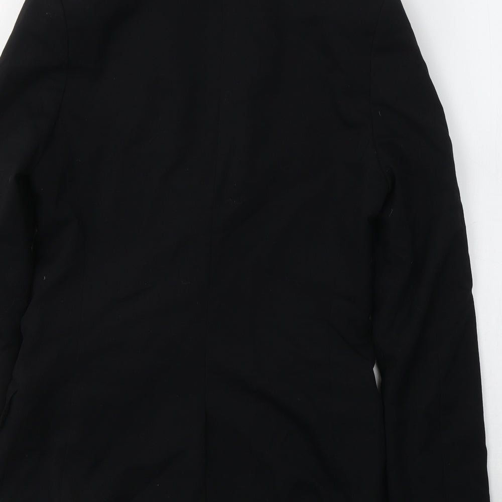 Womens UK Size 10 H&M Regular Black Suit Jacket