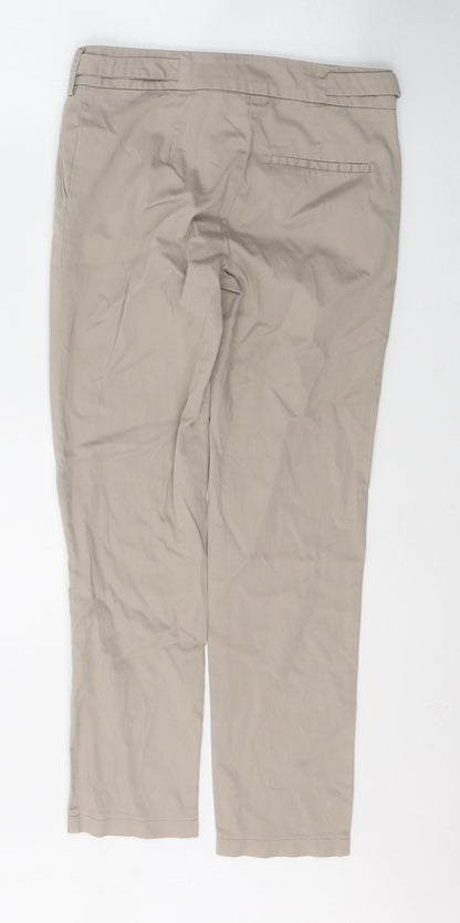 Womens UK Size 8 Warehouse Regular Fit Skinny Beige Jeans